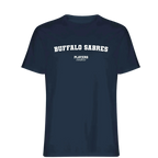 Buffalo Sabres t-shirt – navy men's t-shirt with white Buffalo Sabres letters and Players Couture logo on the chest