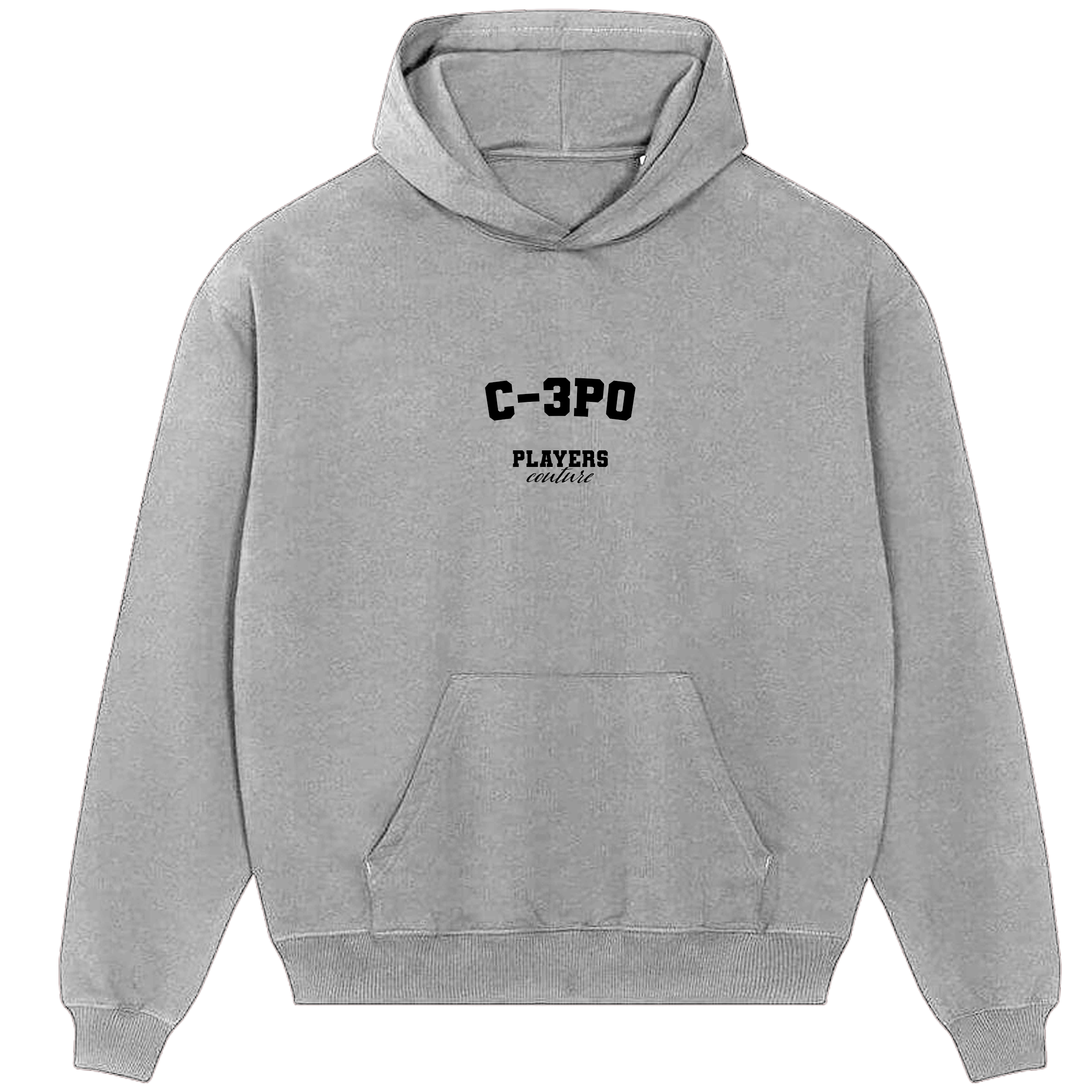 C-3PO Players Couture Men's Casual Hoodie Gray