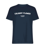 Calgary Flames Players Couture Men's T-Shirt Navy