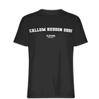 Callum Hudson Odoi t-shirt – black men's t-shirt with white Callum Hudson Odoi letters and Players Couture logo on the chest