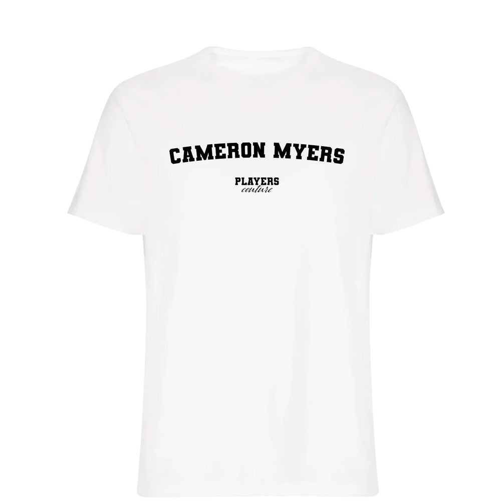 Cameron Myers men's t-shirt fanwear by Players Couture