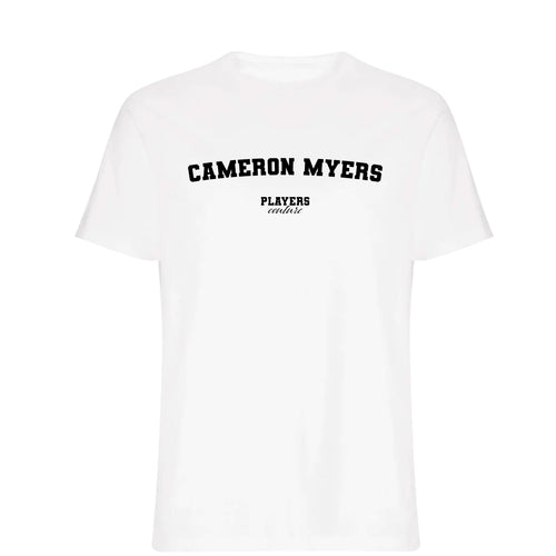 Cameron Myers men's t-shirt fanwear by Players Couture