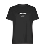 Cardiff t-shirt – black men's t-shirt with white Cardiff letters and Players Couture logo on the chest