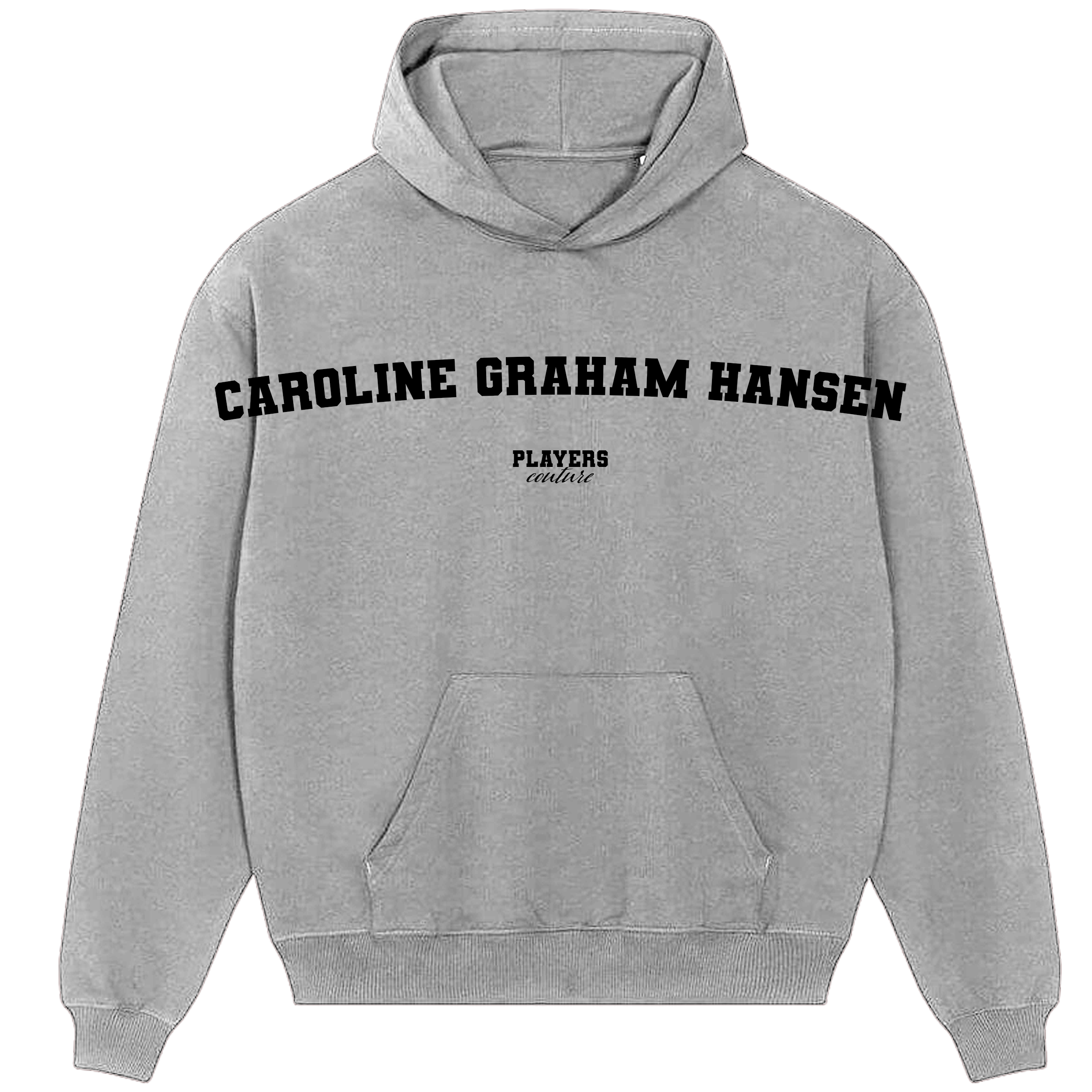 Caroline Graham Hansen Players Couture Men's Casual Hoodie Gray