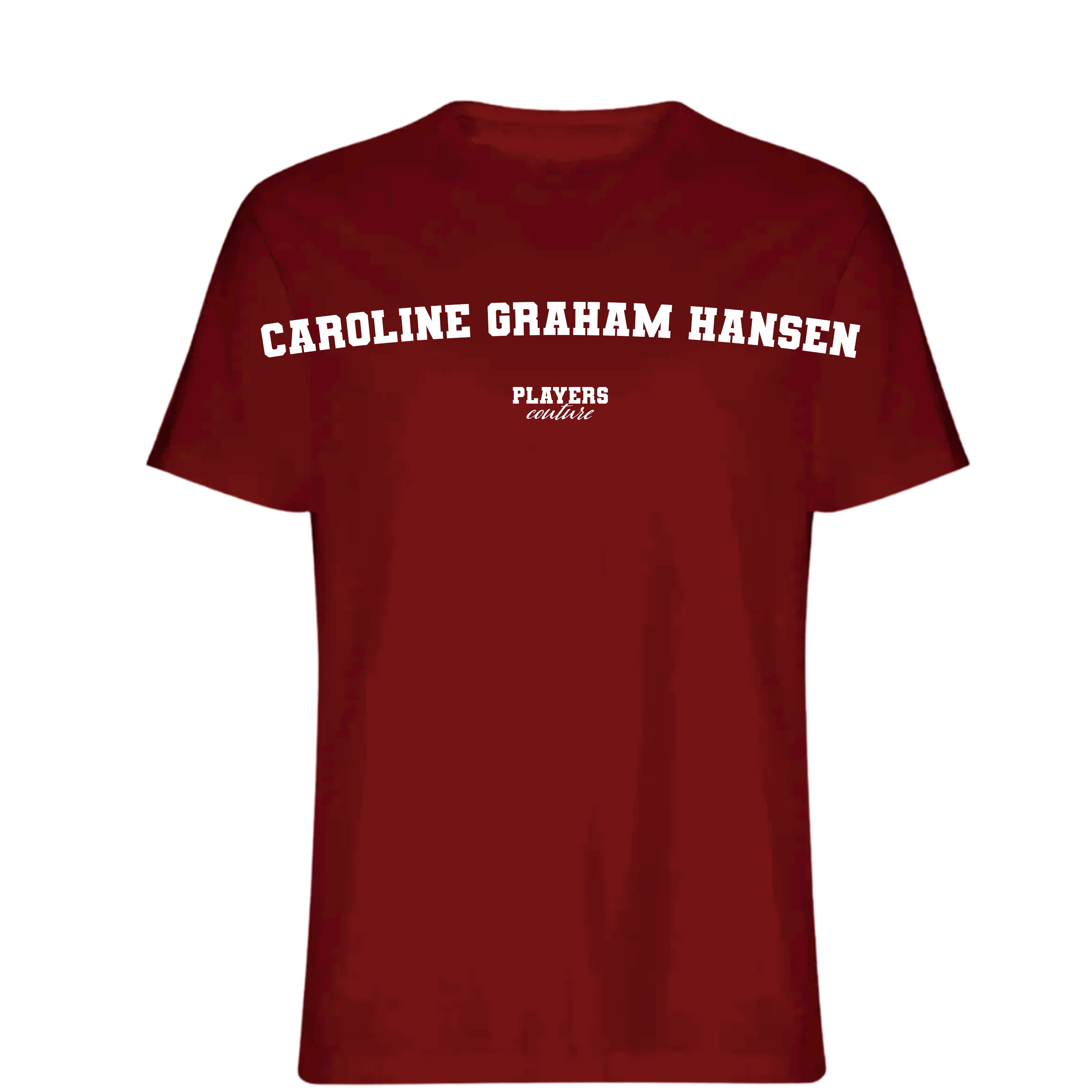 Caroline Graham Hansen Players Couture Mens T-Shirt Red