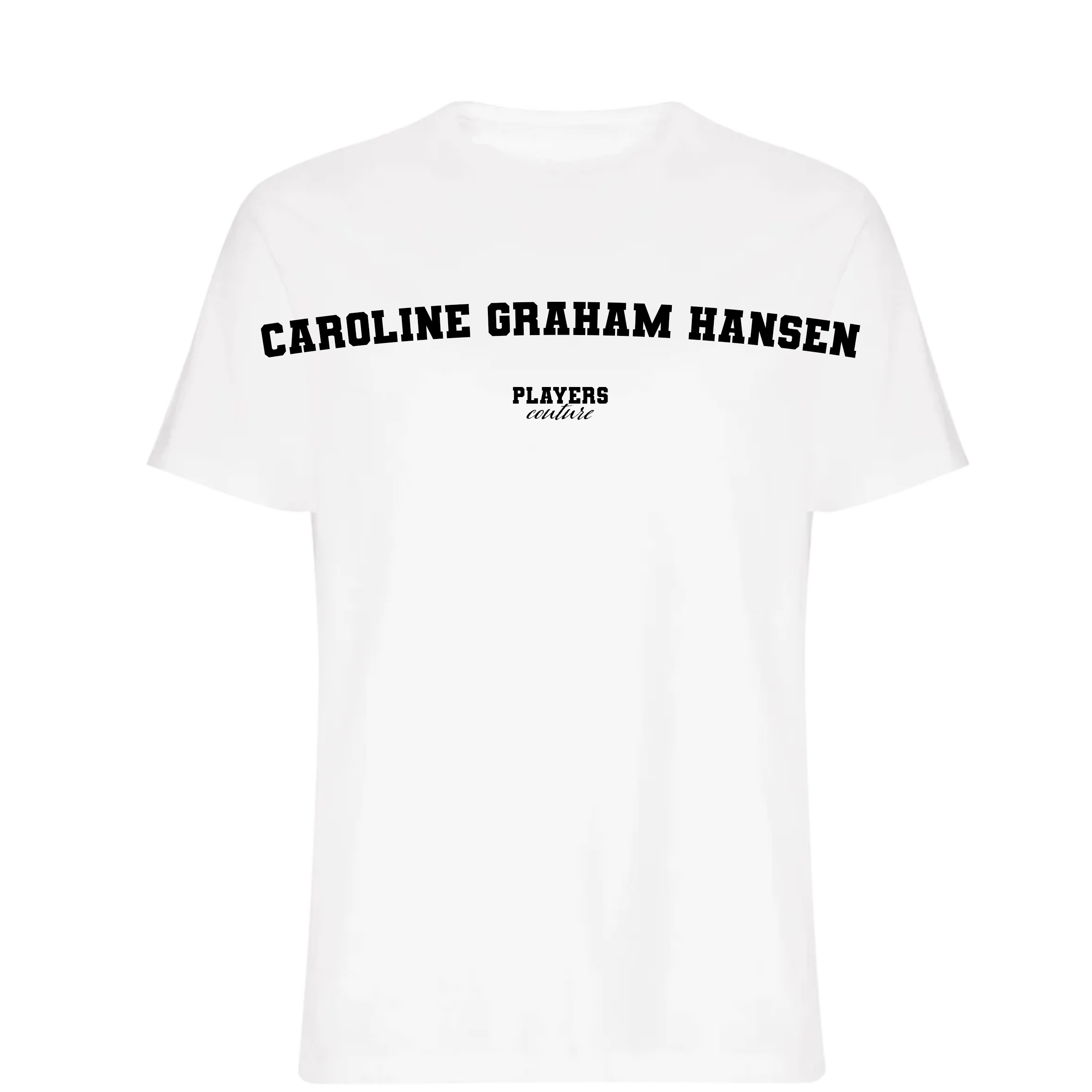 Caroline Graham Hansen Players Couture Mens T-Shirt White