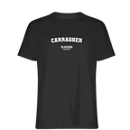 Carragher t-shirt – black men's t-shirt with white Carragher letters and Players Couture logo on the chest