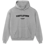 Castleford hoodie – grey men's hoodie with black Castleford letters and Players Couture logo on the chest