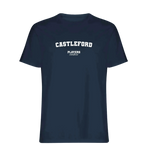 Castleford t-shirt – navy men's t-shirt with white Castleford letters and Players Couture logo on the chest