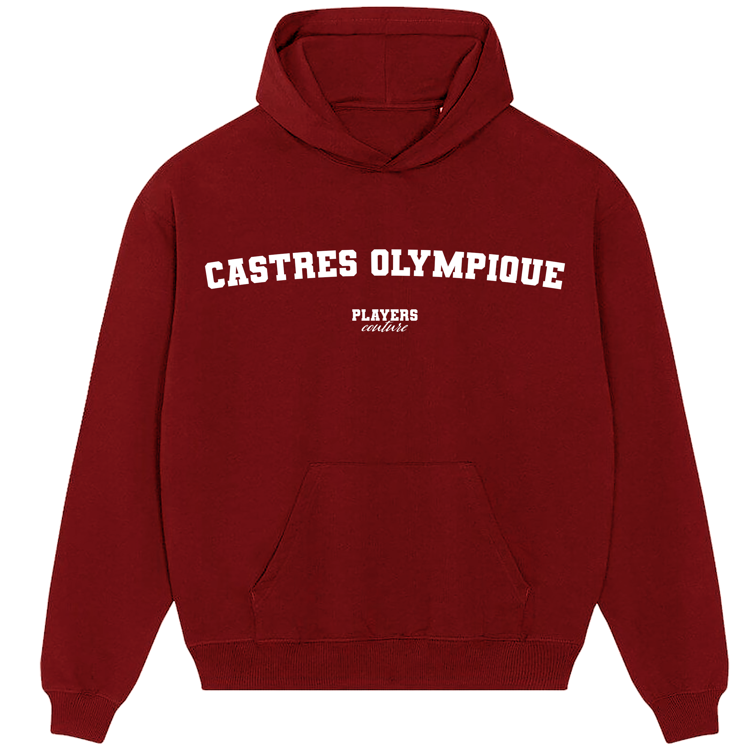 Castres Olympique Players Couture Men's Casual Hoodie Red