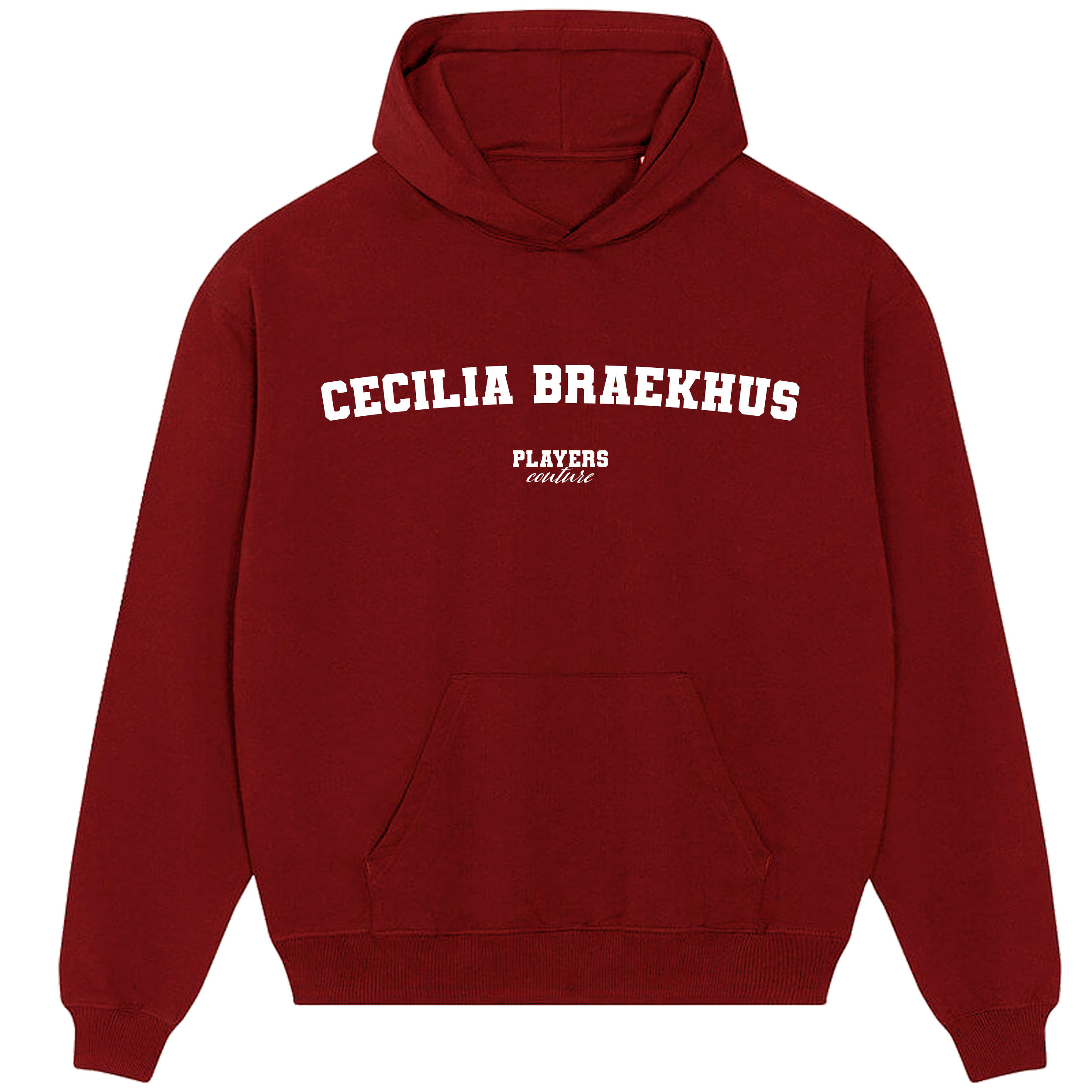 Cecilia Braekhus Players Couture Men's Casual Hoodie Red