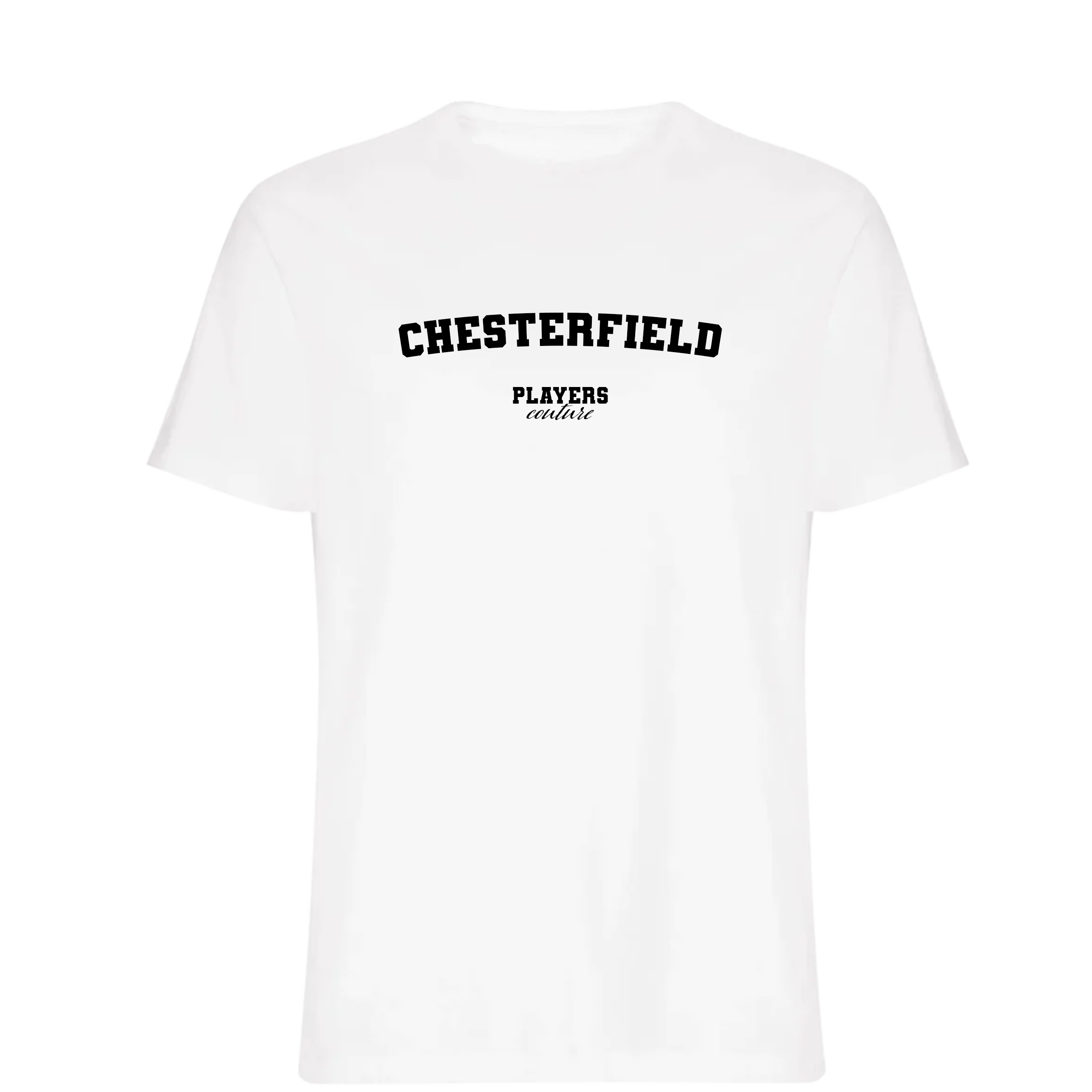 Chesterfield Players Couture Mens T-Shirt White