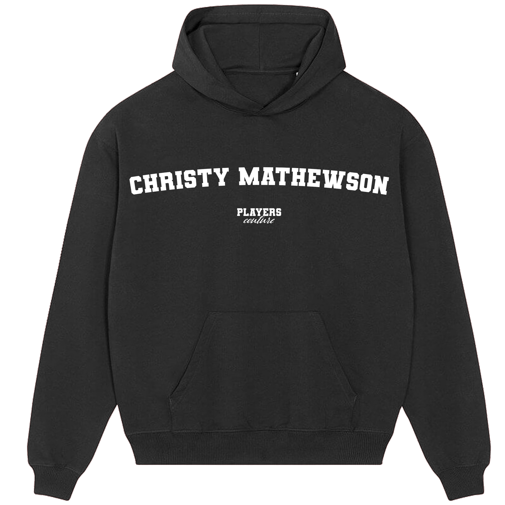 Christy Mathewson Players Couture Men's Casual Hoodie Black