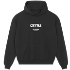 Chyna hoodie – black men's hoodie with white Chyna letters and Players Couture logo on the chest