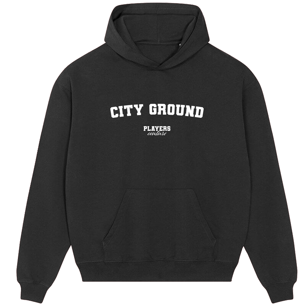 City Ground Players Couture Men's Casual Hoodie Black