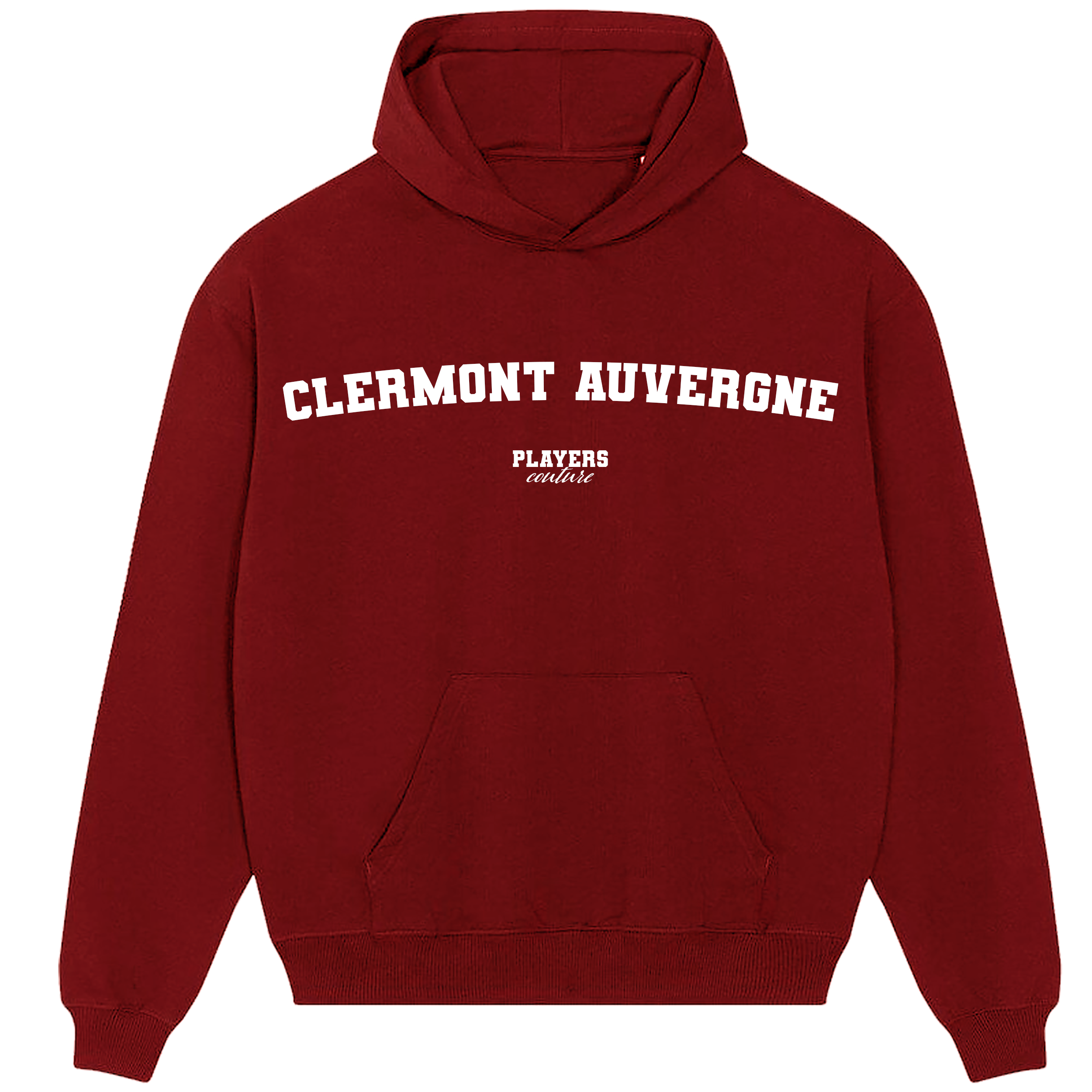 Clermont Auvergne Players Couture Men's Casual Hoodie Red