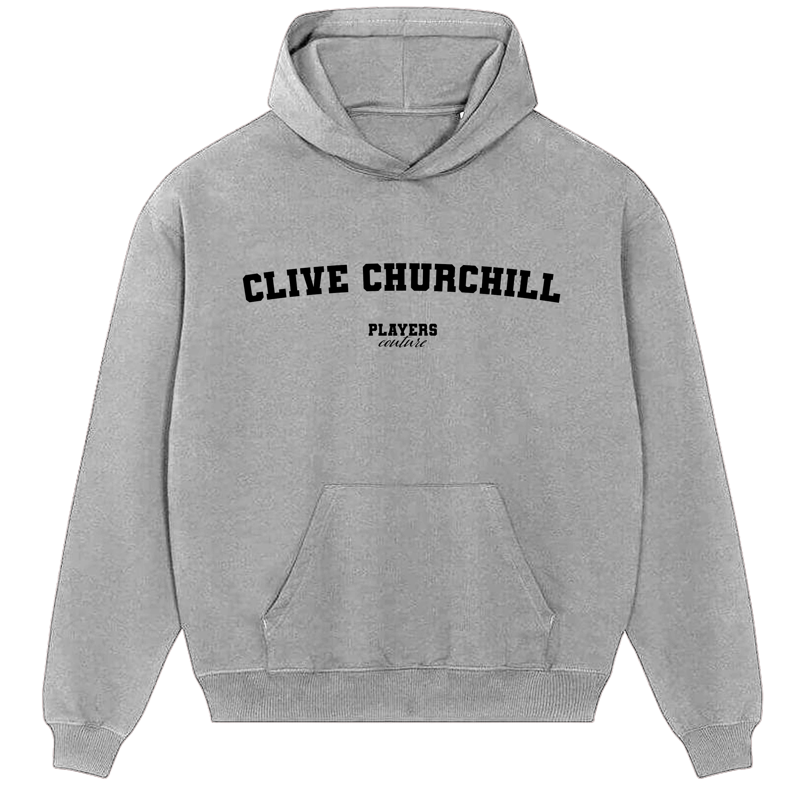 Clive Churchill Players Couture Men's Casual Hoodie Gray