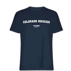 Colorado Rockies Players Couture Mens T-Shirt Navy