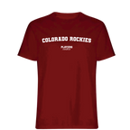 Colorado Rockies Players Couture Mens T-Shirt Red