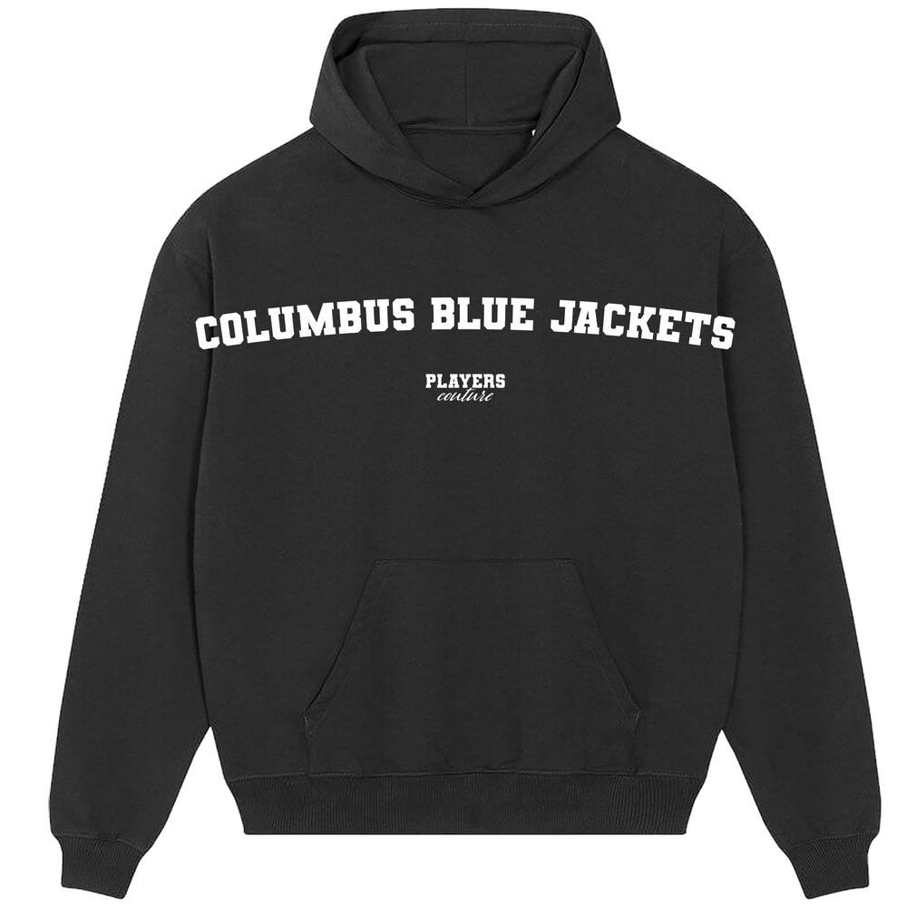 Columbus Blue Jackets Players Couture Men's Casual Hoodie Black