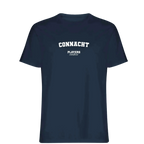 Connacht t-shirt – navy men's t-shirt with white Connacht letters and Players Couture logo on the chest