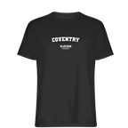 Coventry t-shirt – black men's t-shirt with white Coventry letters and Players Couture logo on the chest