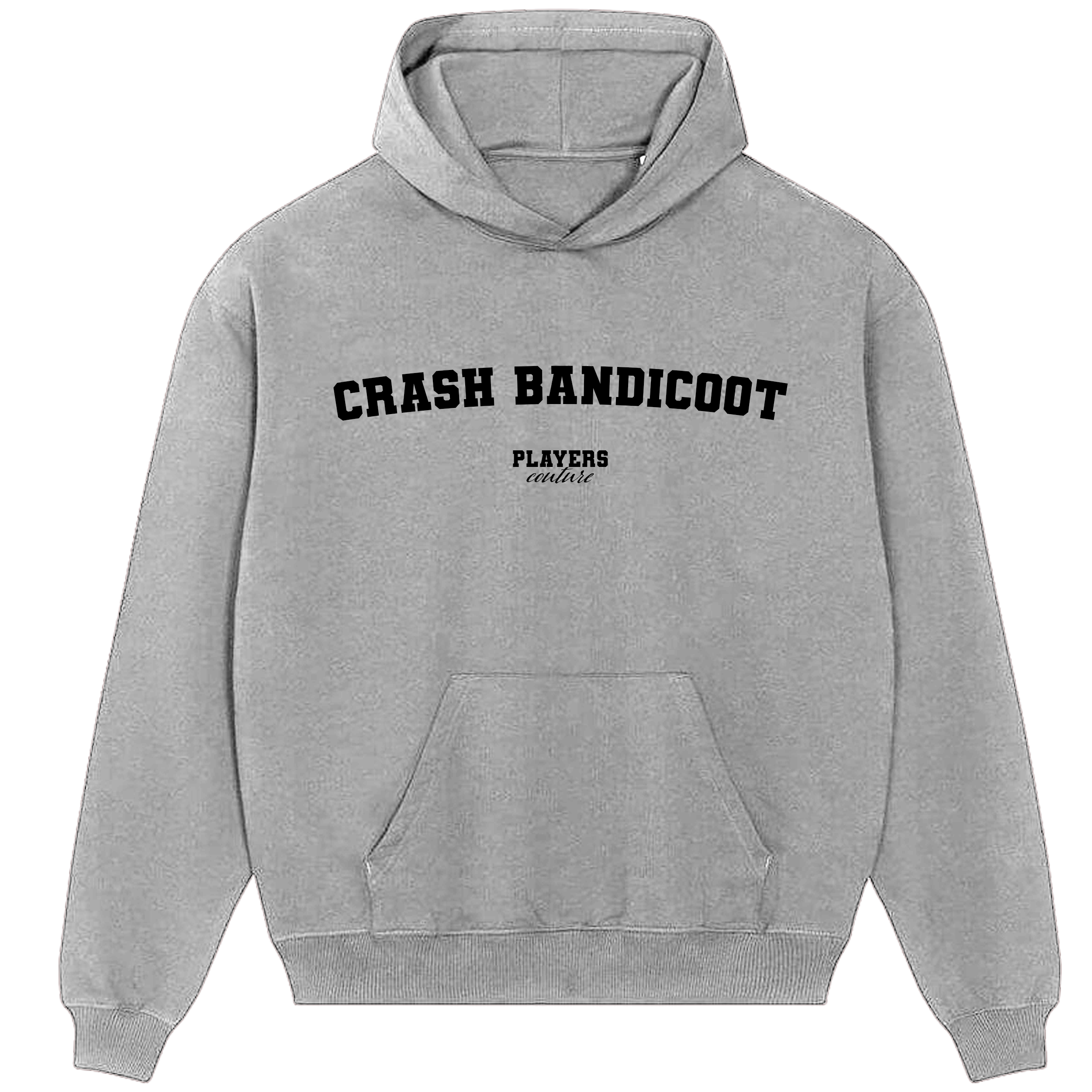 Crash Bandicoot Players Couture Men's Casual Hoodie Gray