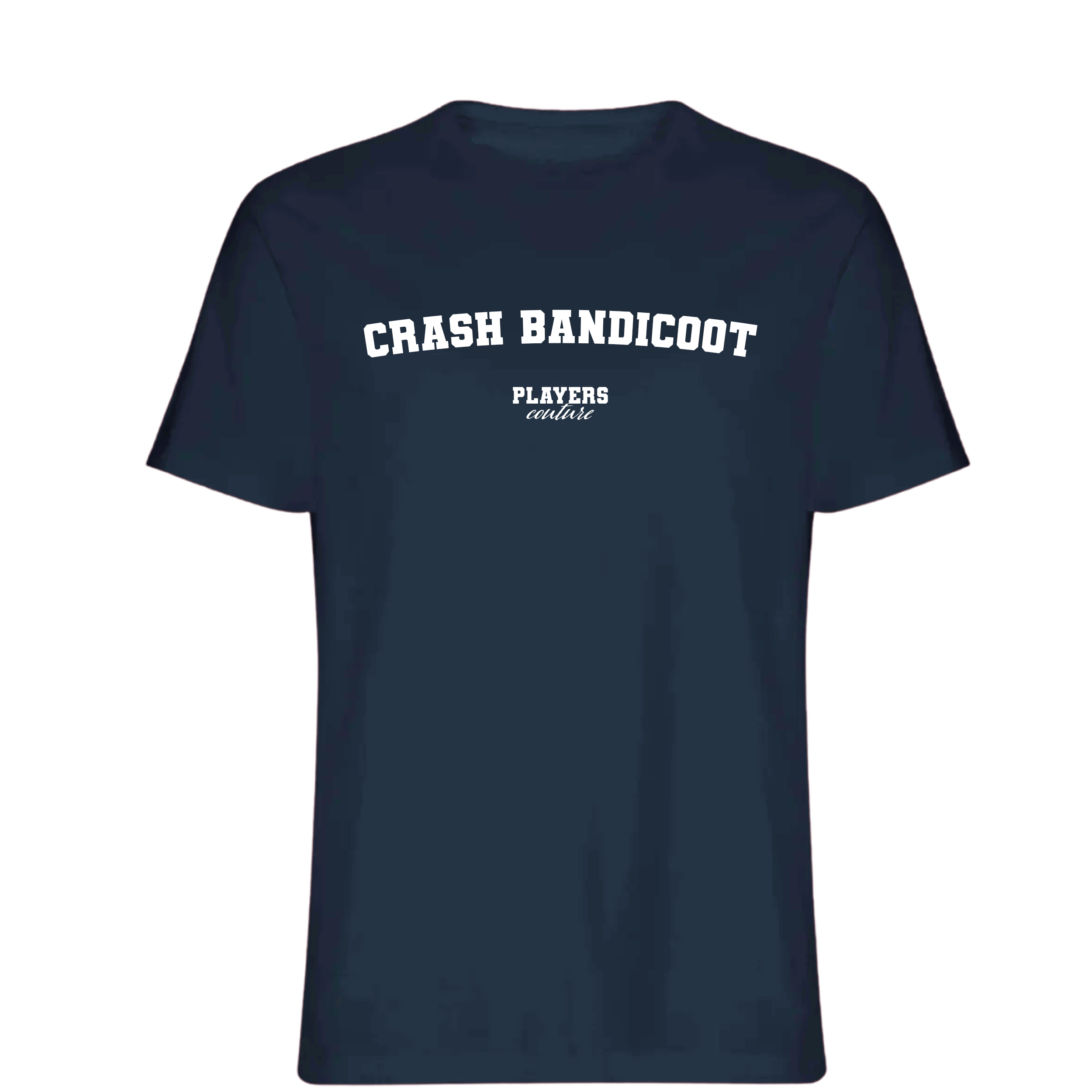 Crash Bandicoot Players Couture Mens T-Shirt Navy