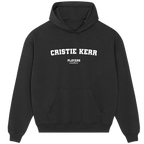 Cristie Kerr hoodie – black men's hoodie with white Cristie Kerr letters and Players Couture logo on the chest