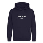 Dani Olmo hoodie – navy kids' hoodie with white Dani Olmo letters and Players Couture logo on the chest