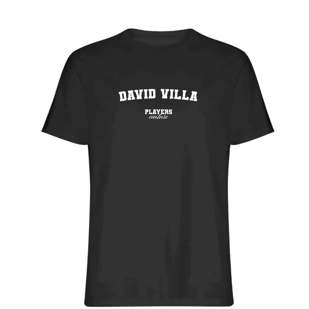 David Villa Players Couture Mens T-Shirt Black