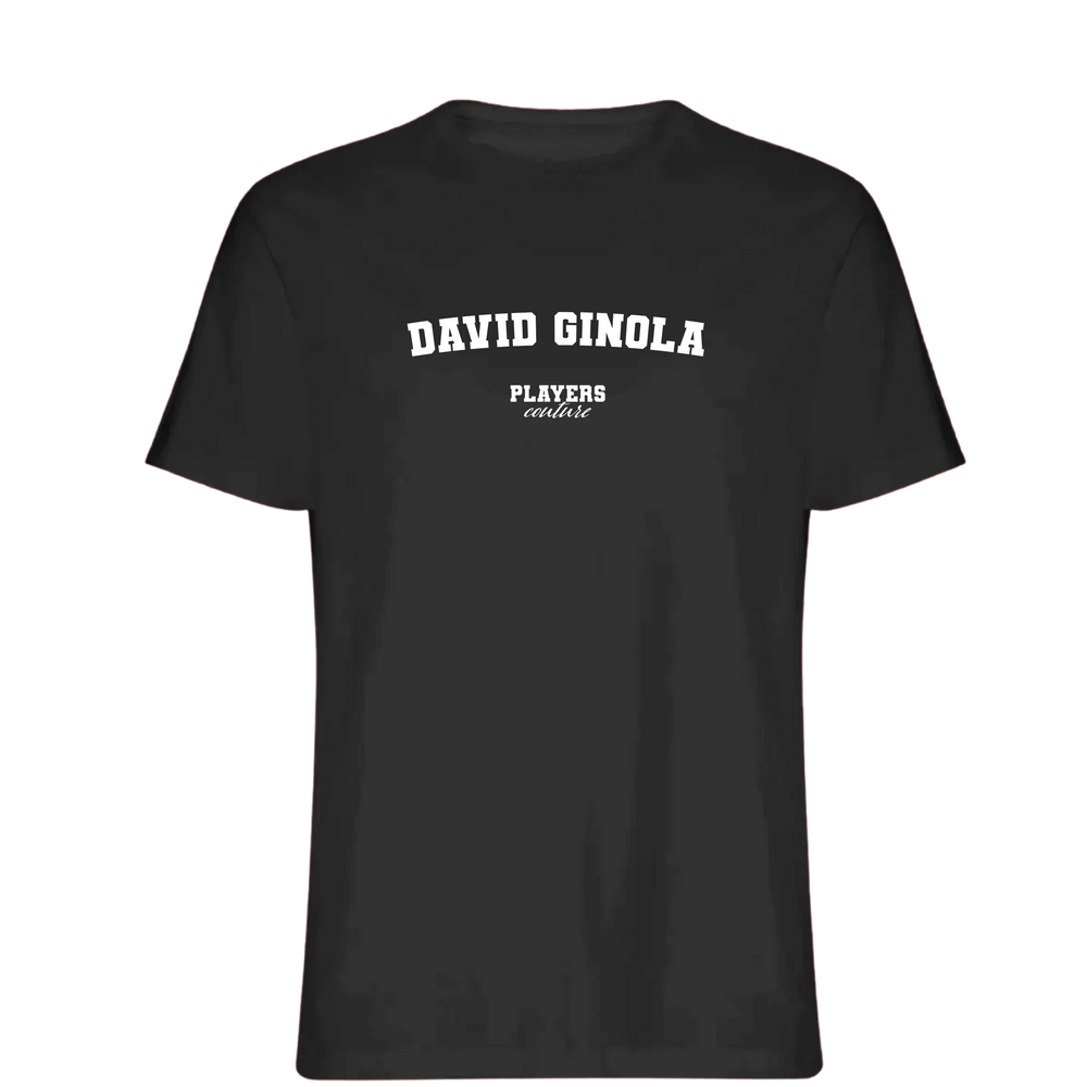 David Ginola Players Couture Mens T-Shirt Black