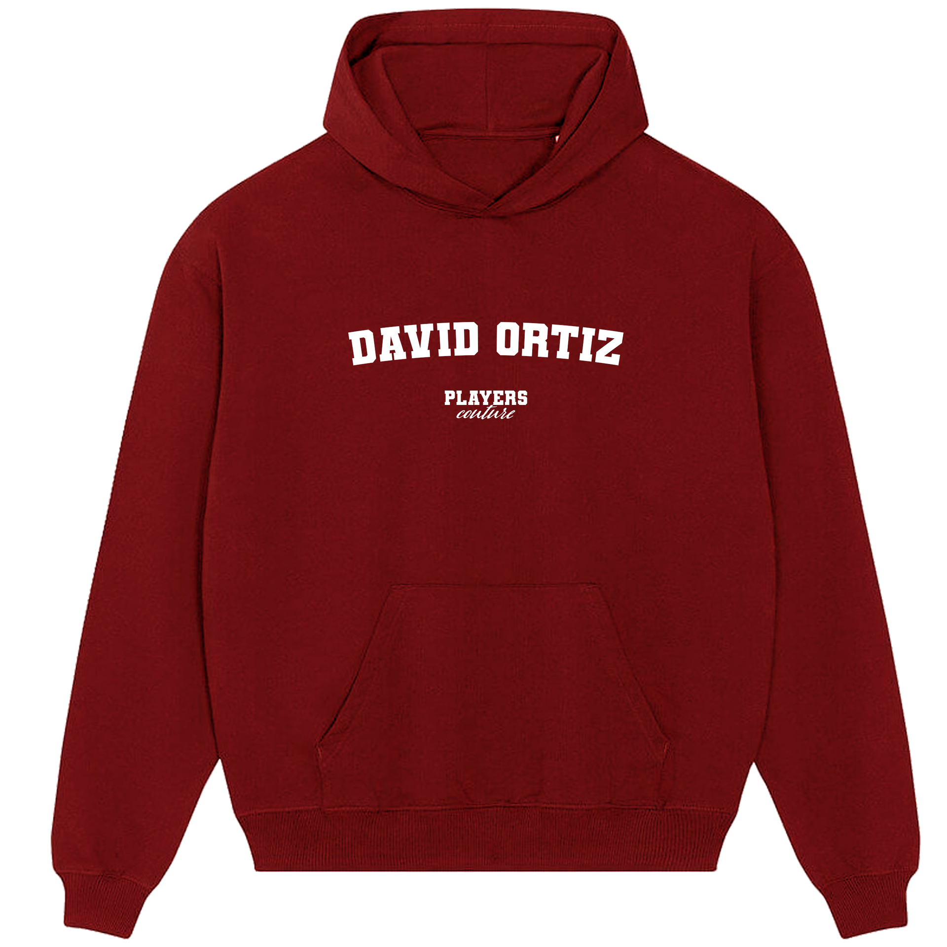 David Ortiz Players Couture Men's Casual Hoodie Red