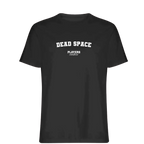 Dead Space t-shirt – black men's t-shirt with white Dead Space letters and Players Couture logo on the chest