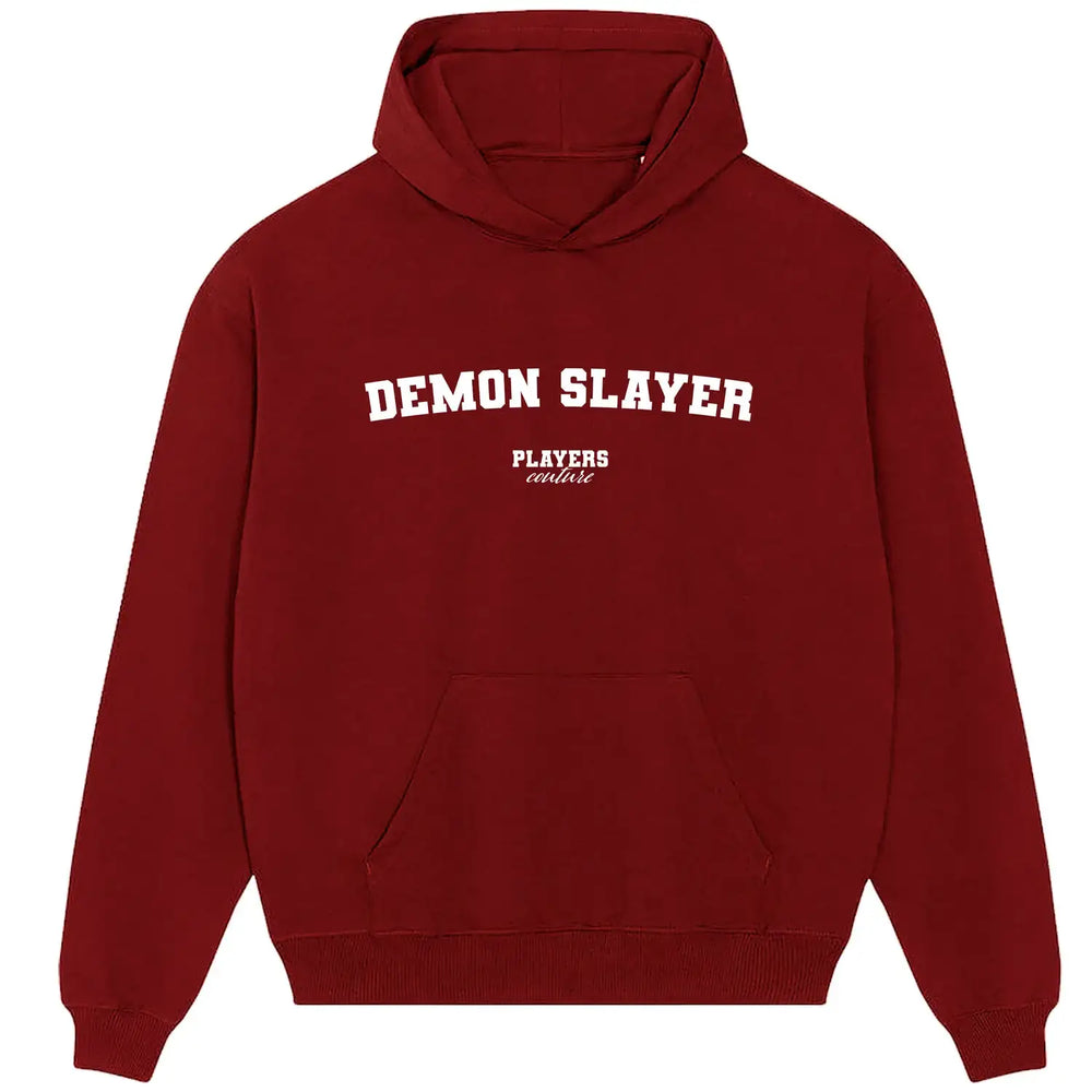 Demon Slayer Players Couture Men's Casual Hoodie - Red / S | Anime, Comics, Hoodies, Manga, Men's, Name Collection