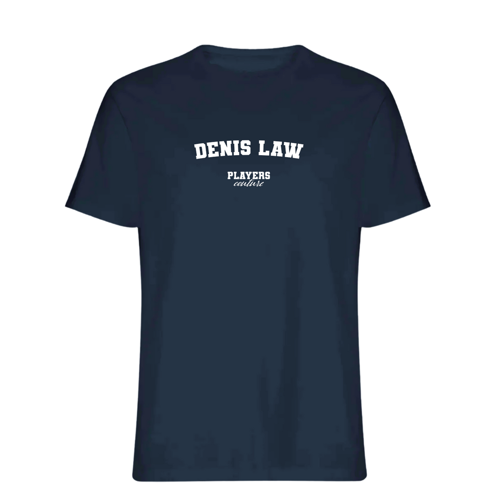 Denis Law Players Couture Mens T-Shirt Navy
