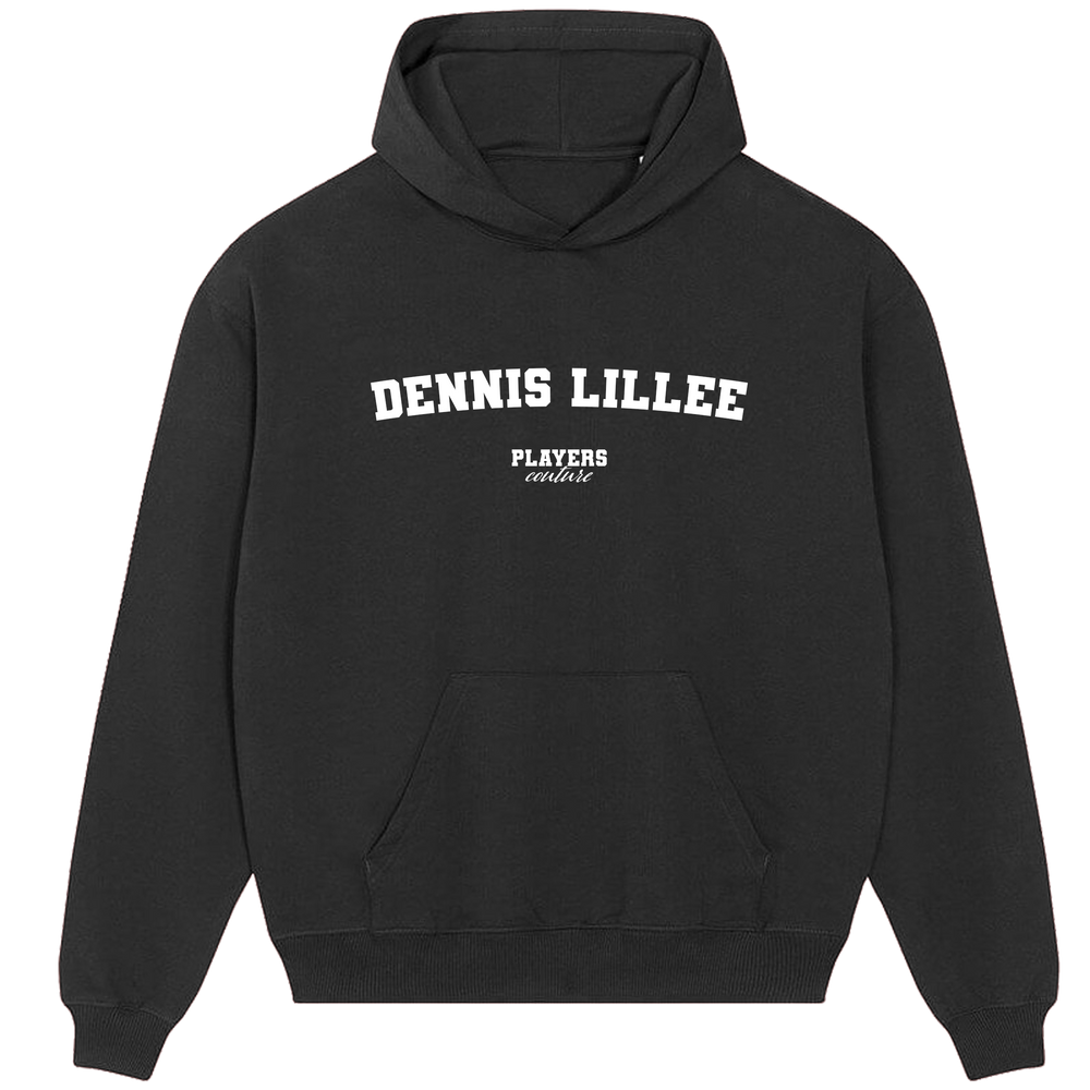 Dennis Lillee Players Couture Men's Casual Hoodie Black