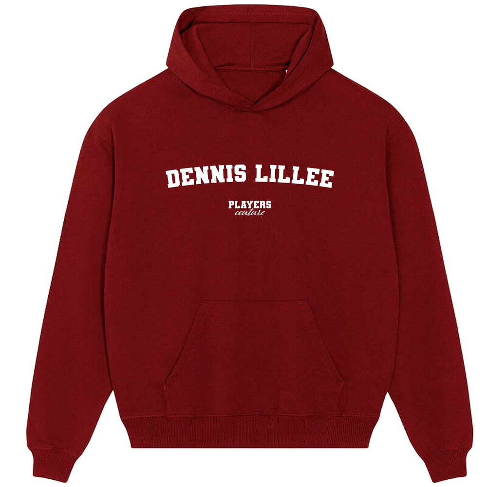 Dennis Lillee Players Couture Men's Casual Hoodie Red