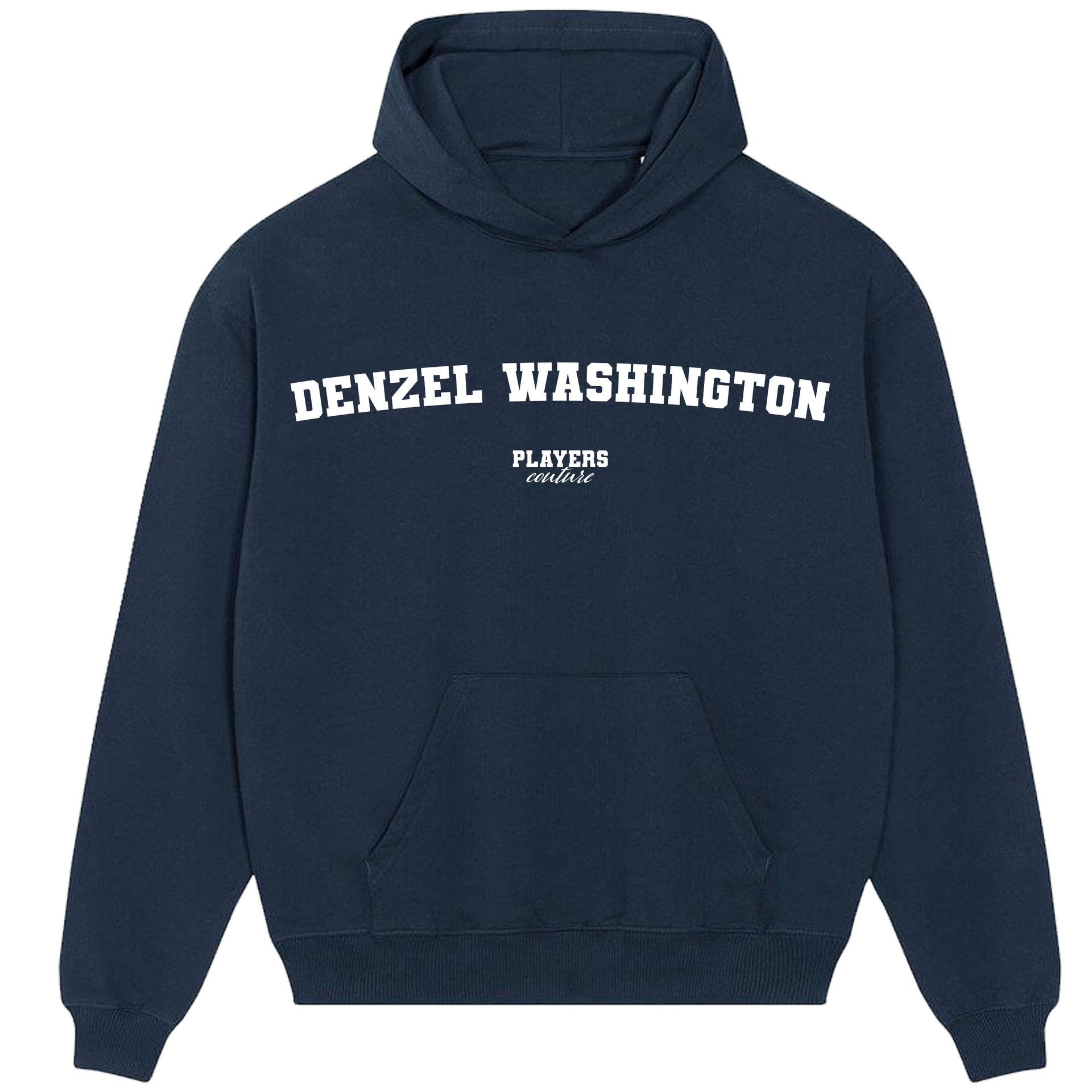 Denzel Washington Players Couture Men's Casual Hoodie Navy