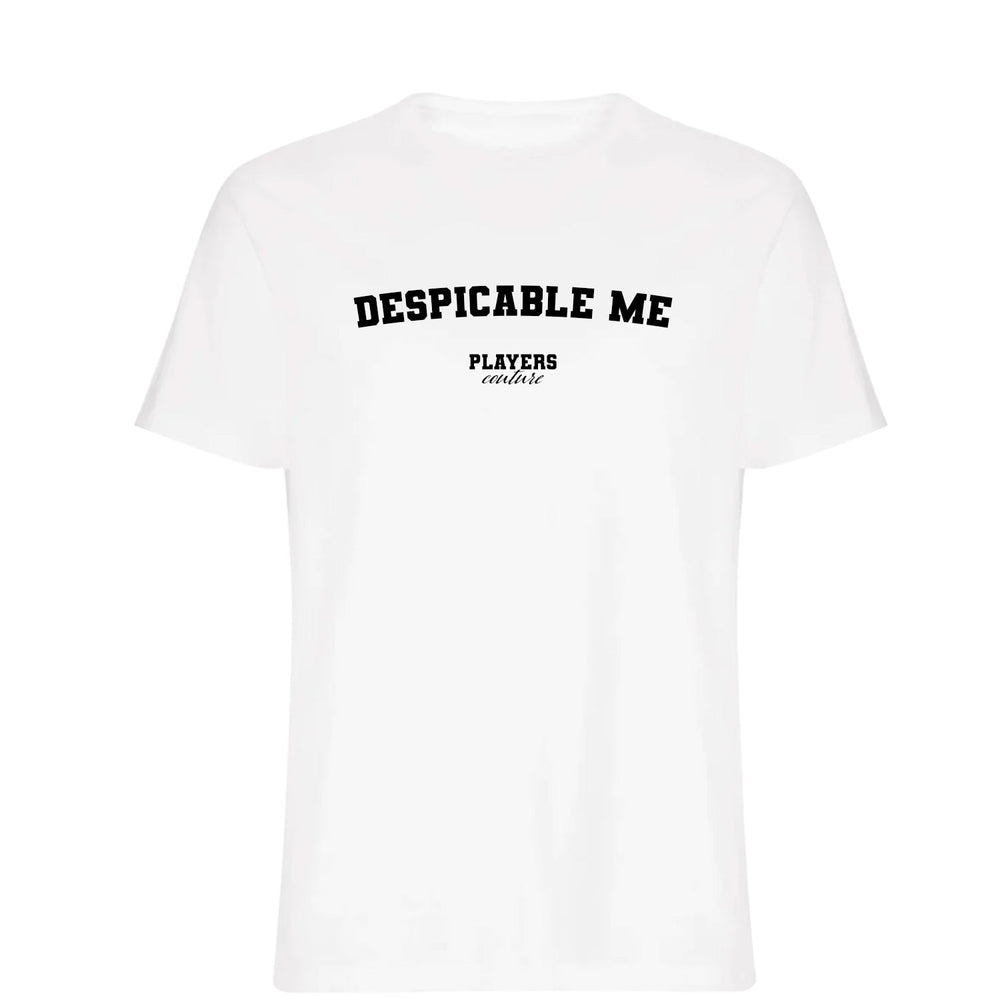 Despicable Me men's T-shirt in white with bold name lettering