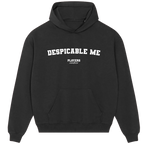 Despicable Me hoodie – black men's hoodie with white Despicable Me letters and Players Couture logo on the chest
