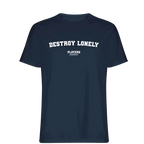 Destroy Lonely Players Couture Mens T-Shirt Navy
