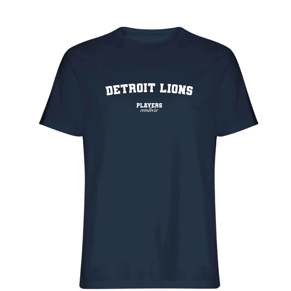 Detroit Lions Players Couture Men's T-Shirt Navy