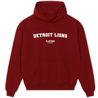 Detroit Lions Players Couture Men's Casual Hoodie Red