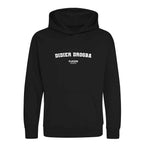 Didier Drogba hoodie – black kids' hoodie with white Didier Drogba letters and Players Couture logo on the chest
