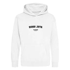 Diogo Jota hoodie – white kids' hoodie with black Diogo Jota letters and Players Couture logo on the chest