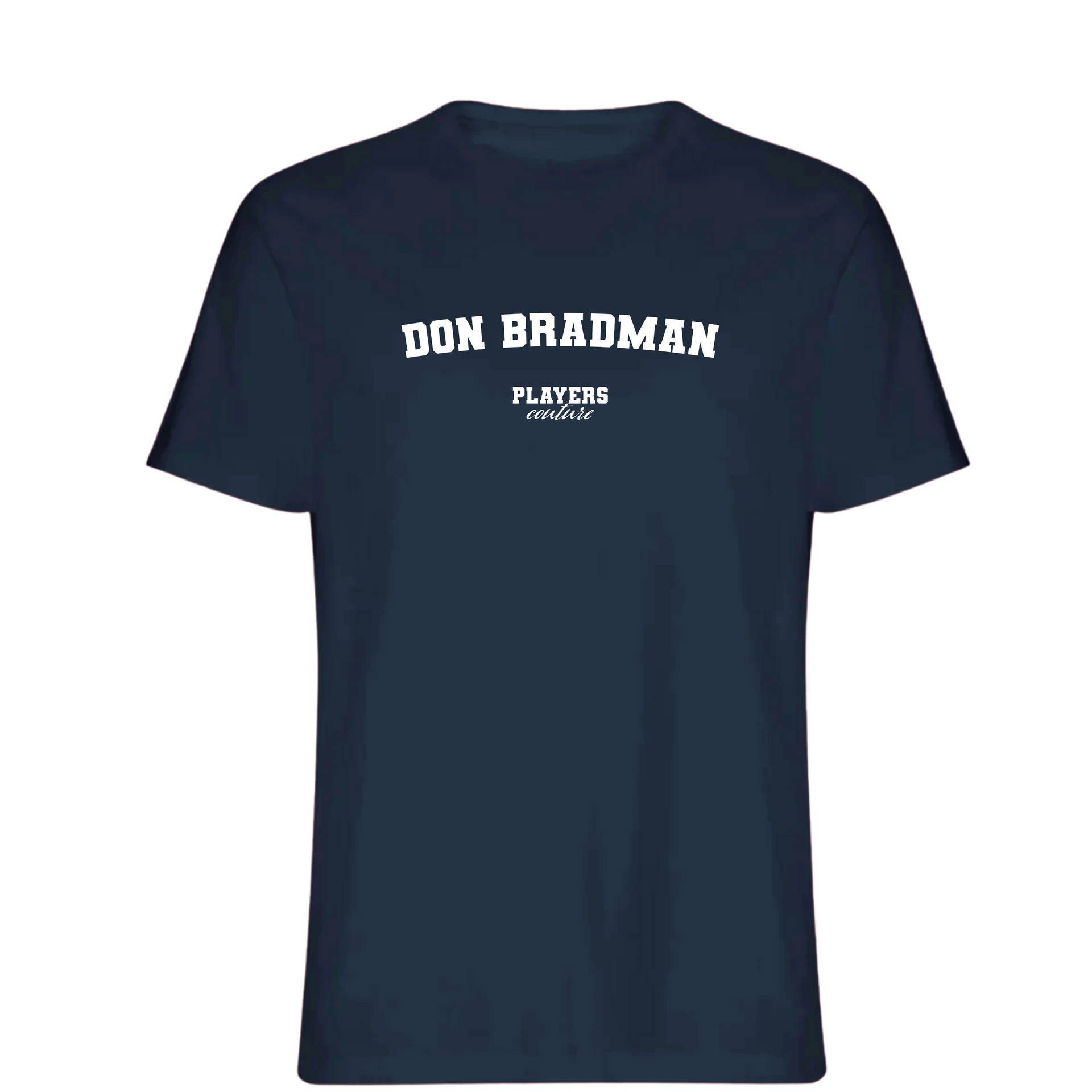 Don Bradman Players Couture Men's T-Shirt Navy