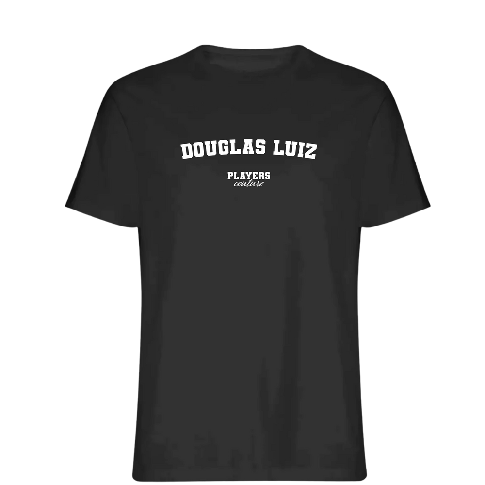 Douglas Luiz Players Couture Mens T-Shirt Black