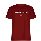 Dragon Ball Z t-shirt – red men's t-shirt with white Dragon Ball Z letters and Players Couture logo on the chest