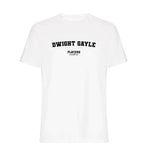 Dwight Gayle men's T-shirt in white with bold name lettering